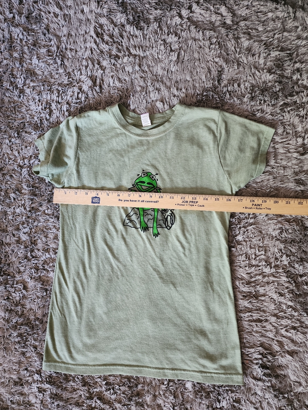 Green Graphic Frog T-Shirt